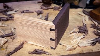 How to Cut a MITRED DOVETAIL Joint [upl. by Ladnyk972]