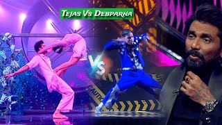 NEW  Tejas Vs Debparna Battle in Indias best dancer Vs Super dancer Champions ka Tashan New Show [upl. by Laise512]