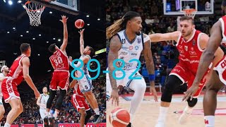 Peccato Olimpia Milano 8982 Gevi Napoli Live Reaction tifoso napoletano [upl. by Asir]