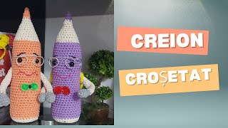 Creion crosetat amigurumi pencil [upl. by Lazes996]