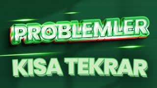 Problemler Kısa Tekrar  Sadece Formül  Pdf  Tyt Full Tekrar öğrenmegarantili [upl. by Jeanna]