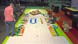 3D Mosaic  LEGO Minecraft [upl. by Valenka40]