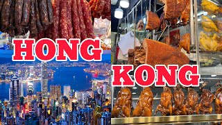 Hong Kong Street Food Temple Streetwhere there are many famous delicious dishes [upl. by Lidah]