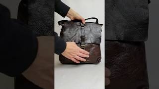 PIOLA  Medium Leather Messenger Bag by Campomaggi [upl. by Dulci]