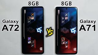 Samsung A72 vs Samsung A71 PUBG MOBILE TEST  SD 720G vs 730G PUBG TEST🎮 [upl. by Ahael]