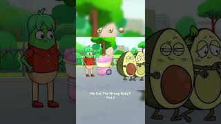 Avocado Family Adopted The Wrong Baby 😫 Pt1 shorts cartoon animation funny [upl. by Guillermo95]