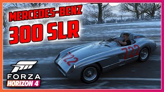 Forza Horizon 4  Dirt Cheap Seasonal Championship Unlocking the Mercedes Benz 300 SLR [upl. by Gilli]