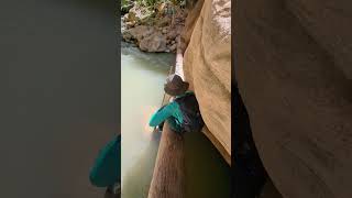 Zion Narrows Trail River Hiking Adventure adventuretravel to zionnationalpark water hiking [upl. by Llehcar]