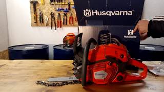 UNBOXING Chainsaw Husqvarna 565 NEW MODEL [upl. by Lehcer265]