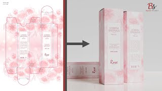 How to Make a Packaging Mockup from Your Dieline in Blender [upl. by Suoivatnom]