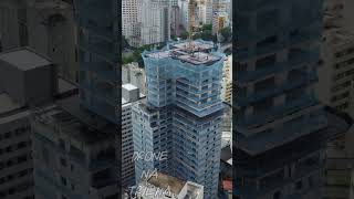 Obras da Torre Bela Vista mais de 40 andares e acima de 130 metros de altura  Centro de São Paulo [upl. by Olegnalehcim]