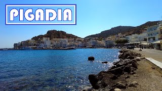 Karpathos Greece  Pigadia ▶ Beach Port and Town ▶ In 4K [upl. by Sarson]