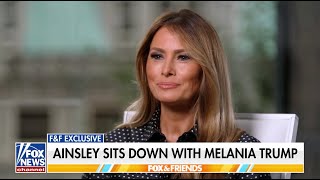 First Lady Melania Trumps Full Interview on Fox amp Friends [upl. by Anawik]