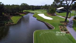 Flyover of TPC Sawgrasss Players Stadium Course  GOLFcom [upl. by Fairweather]