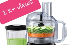 BlackDecker Food Processor 4in1 400w Unboxing and Review in TamilUses of Food Processor in Tamil [upl. by Leynwad784]