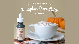 CBDINFUSED PUMPKIN SPICE LATTE  cbdMD Recipes [upl. by Llener]