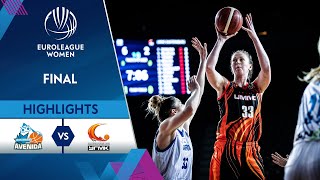 Perfumerias Avenida  UMMC Ekaterinburg  Highlights  Final  EuroLeague Women 202021 [upl. by Lirpa]