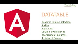 Angular Dynamic DataTable [upl. by Titania]