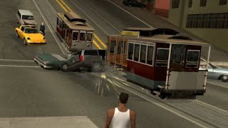 Crazy Trams Mod for GTA San Andreas [upl. by Bradlee300]