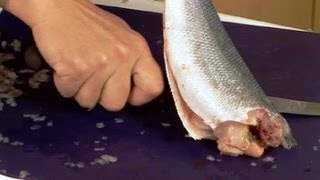 How to prepare a whole fish  GoodFoodcom  BBC Food [upl. by Cheryl]