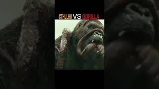 Cthulhu Vs Gorilla आखिर कौन जीतेगा 🐙⚡🦍  shorts ytshorts gorilla cthulhu animal [upl. by Yrrem]