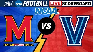 Maryland Terrapins vs Villanova Wildcats  NCAA Football Live Scoreboard [upl. by Lasorella]