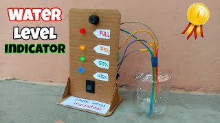 Water level indicator project 10th and 12th 😀 making step by step science [upl. by Ardnayek]