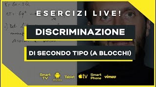 Discriminazione secondo tipo Tariffa a blocchi  Microeconomia Economia Politica  Esercizio [upl. by Eelirrem]