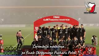 Ceremonia medalowa po finale Okręgowego Pucharu Polski Polonia II Warszawa  Mazur Karczew [upl. by Caterina]