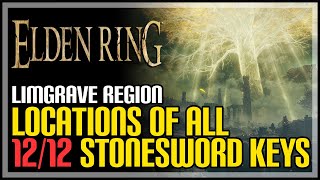 All Limgrave Stonesword Keys Elden Ring [upl. by Borroff844]