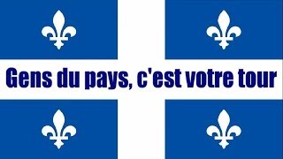 Hymne National du Québec  Gens du Pays  Quebec National Anthem English subtitles [upl. by Iatnwahs]