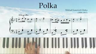 Grade 2 Piano Polka in D minor by Mikhail Glinka piano [upl. by Marve]