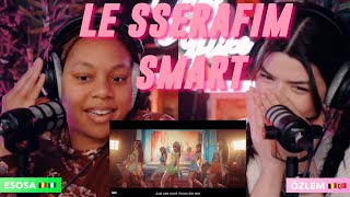 LE SSERAFIM 르세라핌 Smart OFFICIAL MV  ‘Smart’ Special Performance Video reaction [upl. by Thacher]