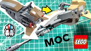 Alternate Build Lego Mandalorian Battle Pack Speeder Bike  Star Wars Moc minifigures clonewars [upl. by Dott]