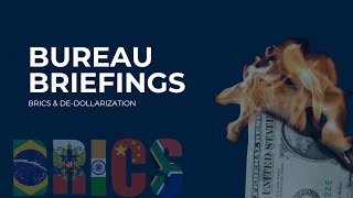 BRICS and DeDollarization  Bureau Briefings [upl. by Ydeh9]