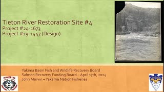 Tieton River Restoration Site 4 [upl. by Sudbury520]