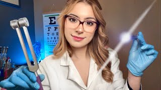 ASMR The MOST Detailed Cranial Nerve Exam YOUVE SEEN 👩‍⚕️ Doctor Roleplay Ear Eye amp Hearing Test [upl. by Lotti]