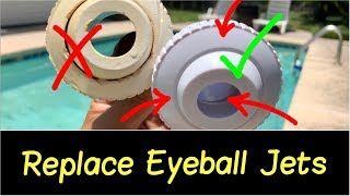 ✅Pool Jet and Spa Eyeball Jet Hydrostream Insider Fitting 34quot Replaces Hayward SP1421D Review [upl. by Bitthia784]