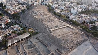 Huaca Pucllana Miraflores drone [upl. by Colier]