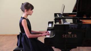 Beethoven Bagatelle op119 Anastasia Dovgan 12 yo [upl. by Anirtruc]