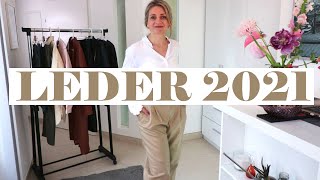 Leder Outfits  Fashion Tipps [upl. by Brina902]