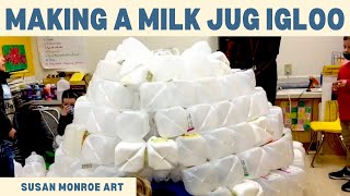 How to make a milk jug igloo [upl. by Salb]