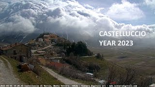 Timelapse Castelluccio di Norcia  YEAR 2023 [upl. by Lyret]