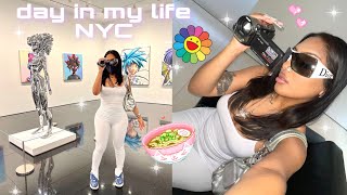 SUPER CUTE DAY IN MY LIFE IN NYC💞💫 art galleryfoodgrwm [upl. by Frick580]