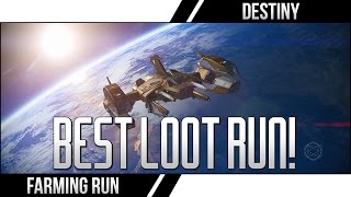 DESTINY EARTH CHEST RUN Destiny Loot Farming Legendary Ship Blueprints Spinmetal Run [upl. by Lertsek22]