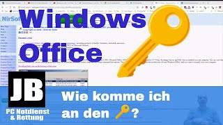 Windows amp Office Key  Lizenzschlüssel auslesen  herausfinden [upl. by Ativak]