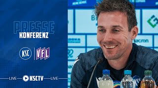 Live Pressekonferenz KSC  VfL Osnabrück [upl. by Vinny874]