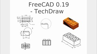 FreeCAD TechDraw  Tutorial [upl. by Aydiv]