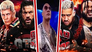 WWE Cody Rhodes amp Roman Reigns vs Solo Sikoa amp Jacob Fatu Bad Blood [upl. by Nnaylime]