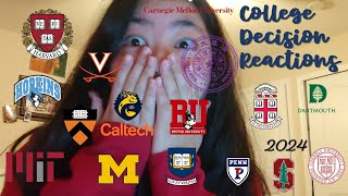 COLLEGE DECISION REACTIONS 2024 [upl. by Eigriv102]